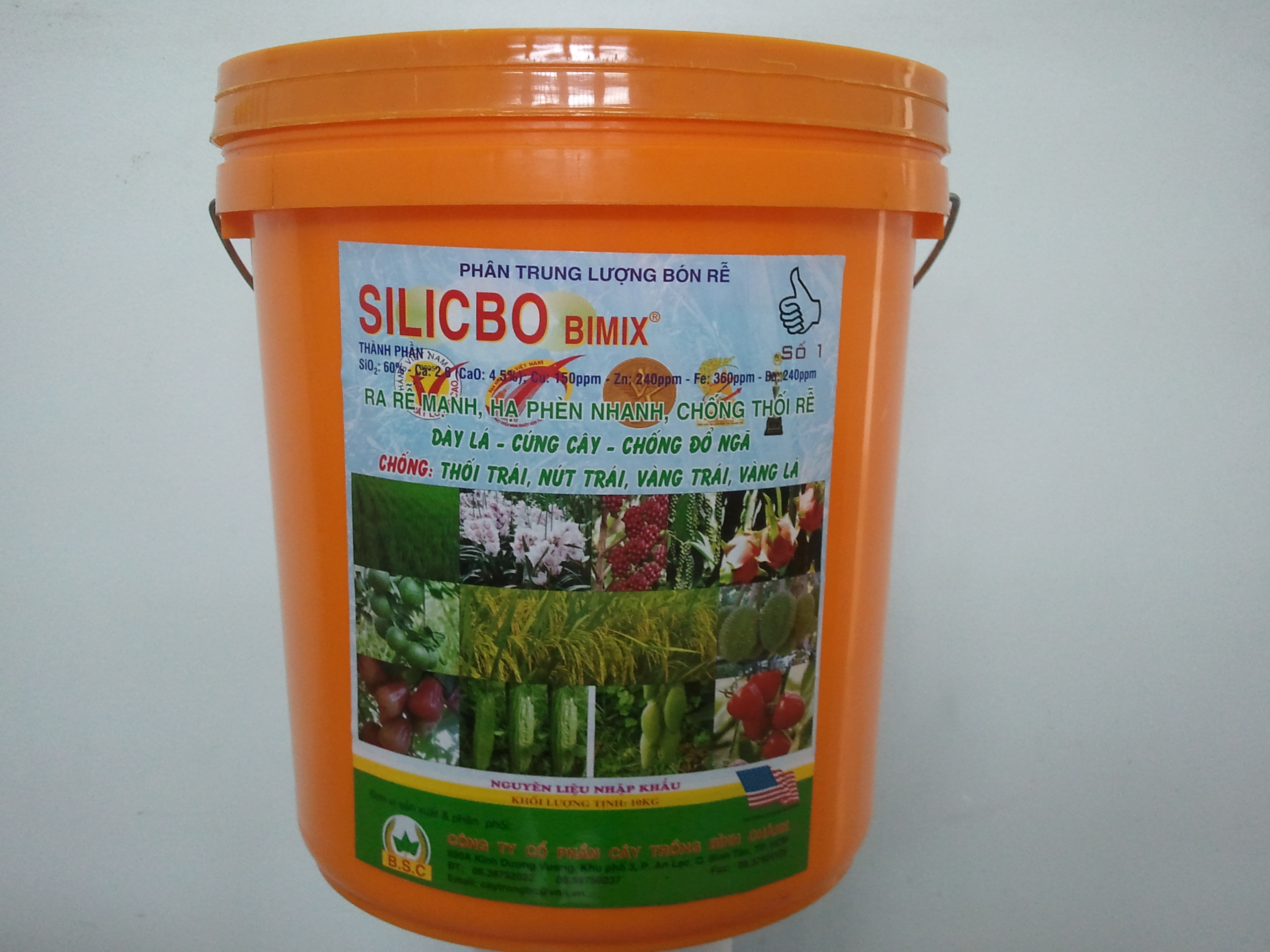 Phân trung lượng SilicBo chuyên các loại cây trồng